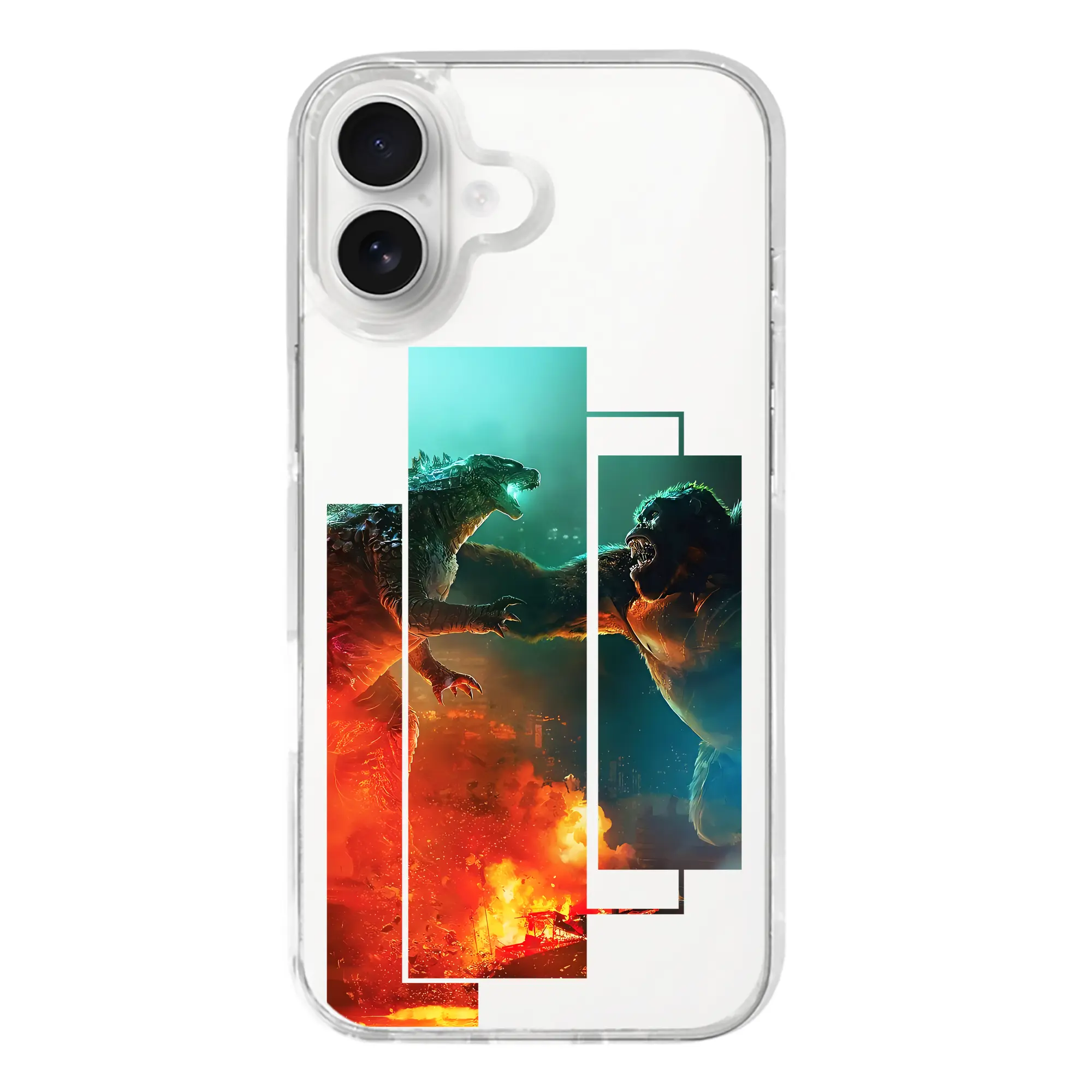 ゴジラ グッズ,キングコング - iPhone 17シリーズ 透明スマホケース – 薄型・耐衝撃・精密フィット保護カバー